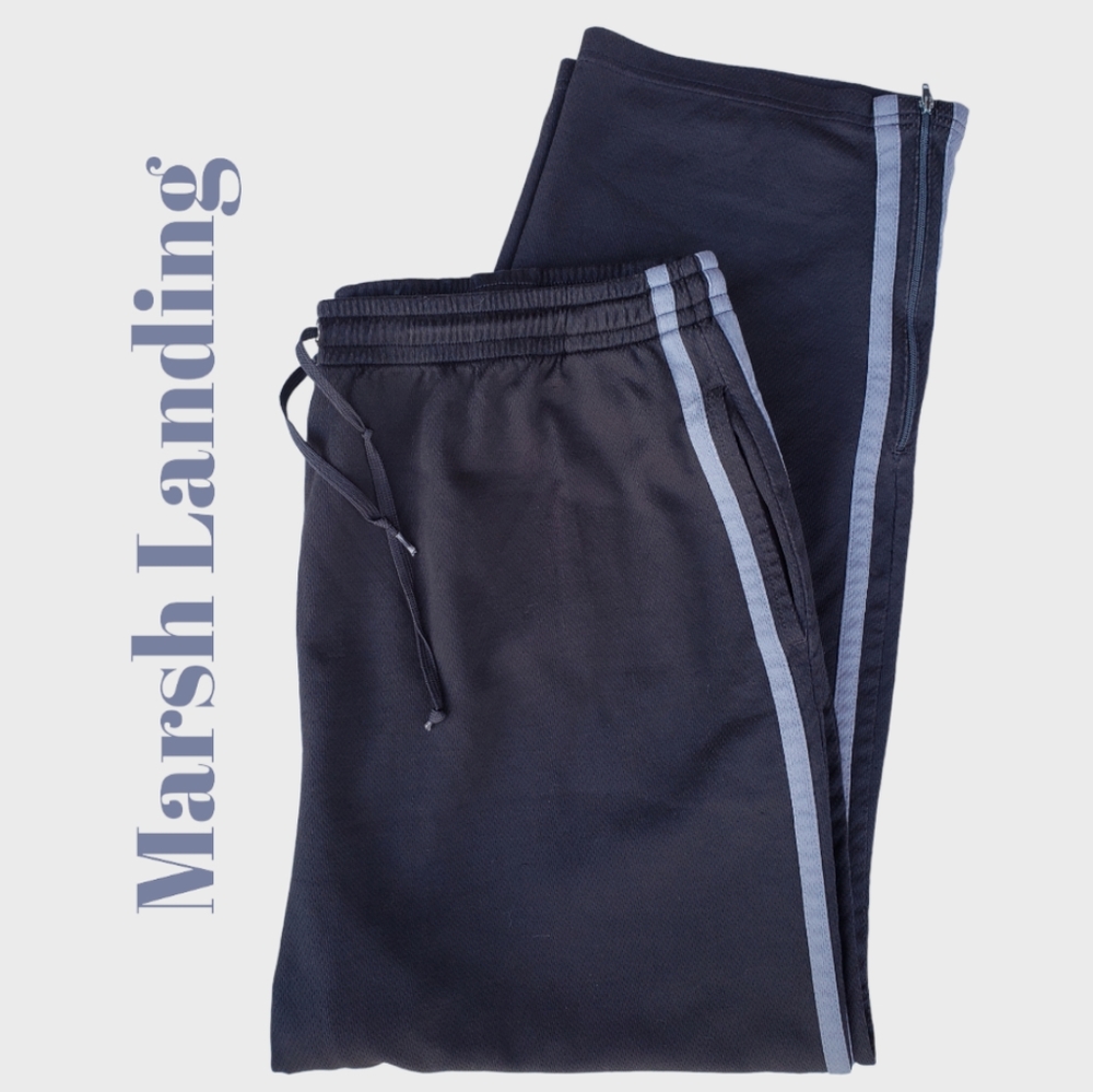 Marsh Landing Black Track Pants